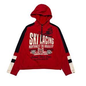 Dolce & Gabbana Junior Ski Racing Hoodie Youth Medium Y2K